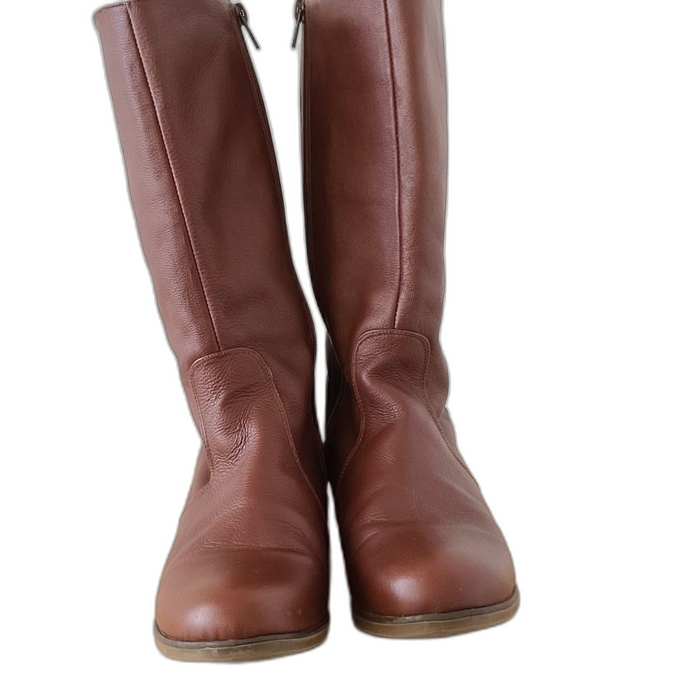 Mussi Leather Camel Tan Brown Riding Boots 7.5 EUC - Picture 6 of 13